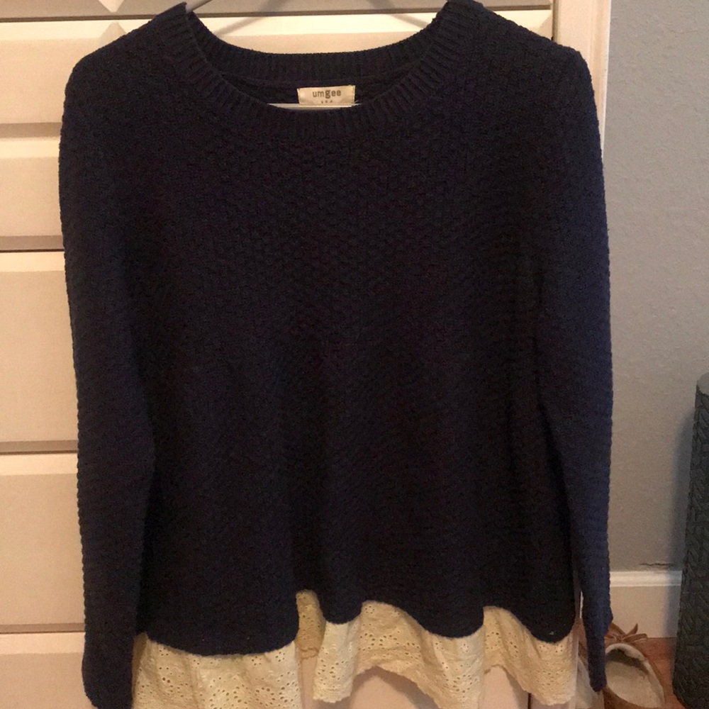 Navy sweater